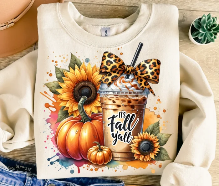 It's Fall Y'all Tshirt - Image 3